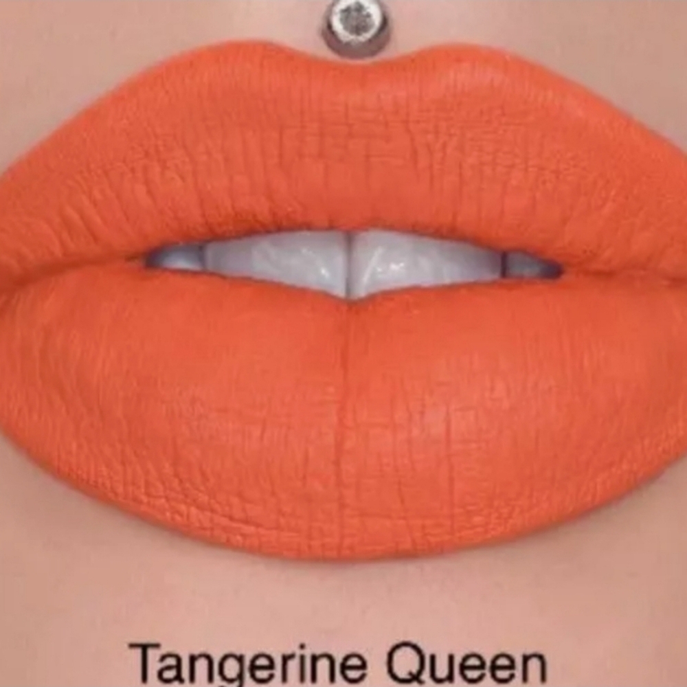 Jeffree Star Velour Liquid Lipstick, Color Tangerine Queen-Tangerine Orange NIB